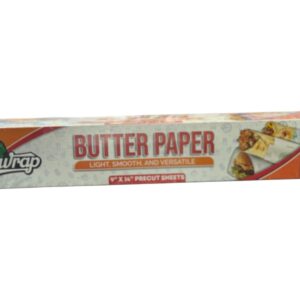 Prowrap Butter Paper ? 9" x 14" Precut Sheets (30 Pcs) | High-Quality Waterproof & Grease-Resistant Food Wrap | Thicker Than Market Standard - Image 3
