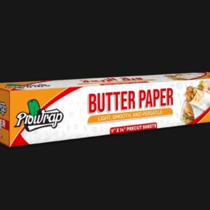 Prowrap Butter Paper ? 9" x 14" Precut Sheets (30 Pcs) | High-Quality Waterproof & Grease-Resistant Food Wrap | Thicker Than Market Standard - Image 4