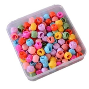30 PCS Baby Girls Hairpins ? Cute Candy Color Mini Hair Clips & Hair Braids Beads Set (Random Color) - Image 1