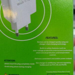 AMB Walk?n Talk 22.5W Super Fast Charger NM-18 ? Quick Charge & Smart Power Delivery Adapter with Built-in Safety System, FCC/CE/RoHS Certified - Image 5