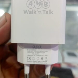AMB Walk?n Talk 22.5W Super Fast Charger NM-18 ? Quick Charge & Smart Power Delivery Adapter with Built-in Safety System, FCC/CE/RoHS Certified - Image 2