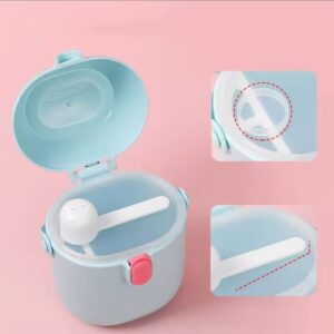 Baby Formula Dispenser Containers ? Portable Airtight Milk Powder & Snack Storage for Infants, Toddlers & Kids (Random color) - Image 3