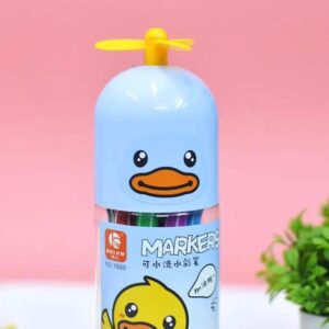 Set of 12 Flomaster Colors ? Yellow/Bird Design ? Kids Drawing & Coloring Markers - Image 3