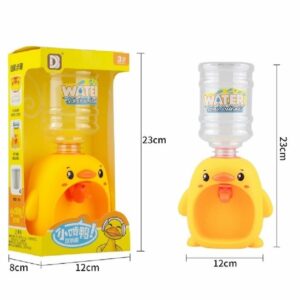 Mini Duck Water Dispenser Toy Drinking Fountain ? Cute Yellow Duck Design with Realistic Water Flow, Eco-Friendly ABS Material, Battery Operated Kids Pretend Play Toy Gift with Cups for Boys and Girls, Age 3+ - Image 5