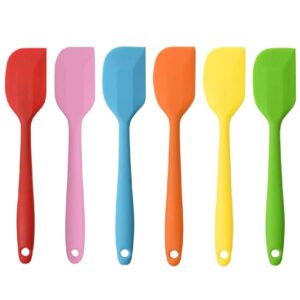 Silicone Spatula 8-Inch ? Heat Resistant, Non-Stick Flexible Rubber Scraper Spoon for Kitchen Use - Image 1