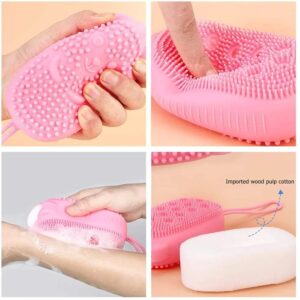 Bubble Bath Brush ? Double-Sided Silicone Body Brush with Quick Foaming Sponge, Gentle Exfoliation & Massage for All Skin Types - Image 5