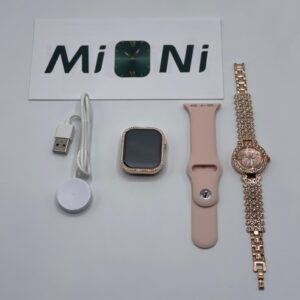 Mi Ni ZW10 DO Elegant Diamond Series Smartwatch ? Bluetooth Calling, Health Monitor, 2-in-1 Women's Smart Watch - Image 3