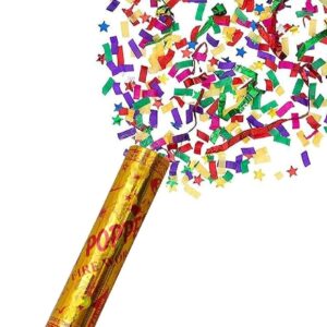 Pack of 2 Party Popper Confetti Filled Rose Party Popper for Birthday, Anniversary, Wedding, Welcome Party, Baby Shower, New Year Celebration and Other Events - Image 4