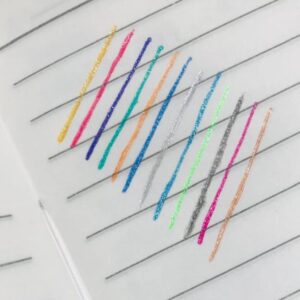 Fruit Scent Gel Glitter Pen ? 1.0mm Smooth Writing with a Sparkle | Pack of 12 - Image 1