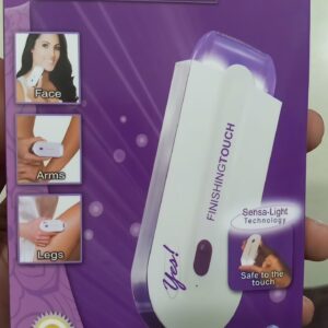 Women?s Electric Hair Remover with Advanced Sensa-Light Technology & Built-in LED Light | Safe & Painless Shaver for Face, Arms, Armpits, Legs & Full Body | Portable Lipstick-Design Razor, Washable Head, Gentle on Skin, Battery Operated - Image 5