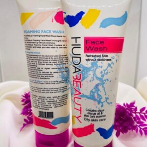 Huda Beauty Face Wash 100ml ? Gentle Liquid Cleanser for Oily Skin, Deep Cleansing & Refreshing Daily Skincare Formula - Image 2