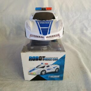 Robot Police Car Toy ? Transformer with Lights, Music, Automatic Rotation & Bump-and-Go Movement, Brain Development & Fun Play for Kids - Image 3