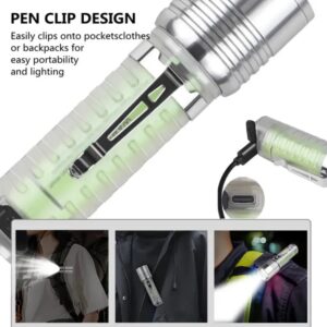 520A Multifunctional Zoom Flashlight | Rechargeable Torch with White, Red, Blue & UV LED + White Laser - Image 4