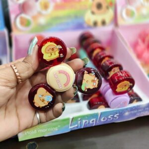 3 in 1 Spinner Lip Gloss/Tint ? Hydrating Liquid Lip Color, Glossy & Vibrant Finish, Multicolor Red Shades, Long-Lasting Shine & Moisturizing Formula - Image 4