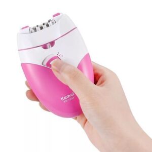 Kemei KM-189A Rechargeable Epilator ? Women?s Hair Removal Device with USB Charging, Gentle Shaver & Defeathering Tool for Smooth Skin - Image 5