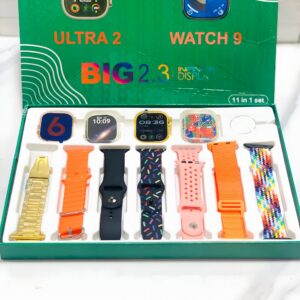 i50 New Model Smart Watch Bundle ? 7 Original Straps, 2 Premium Watches & 2 Protective Covers - Image 1