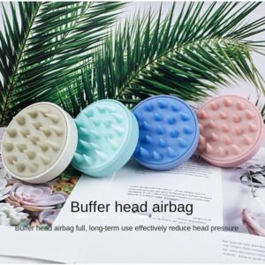 Head Cleansing & Scalp Massage Brush ? Soft Bristles for Wet & Dry Use (Random color) - Image 3