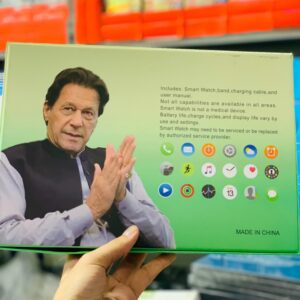 Q804 Imran Khan New Model Watch ? Golden Color with 7 Straps & Original Metal Strap - Image 4