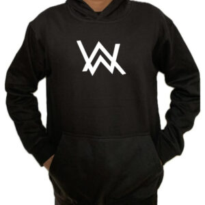 New Summer Collection Full Black Hoodie with WA Print for Men and Boys ? Comfortable, Fashionable & Casual Wear - Image 3