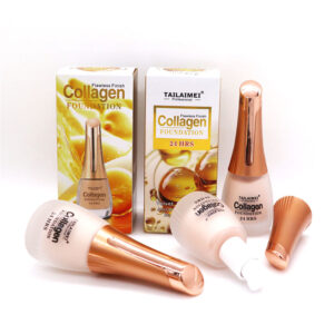 24 Hrs Flawless Finish Collagen Foundation ? Long-Lasting Creamy Formula for Smooth, Radiant & Even Skin Tone, 35ml - Image 3