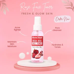Fresh Rose Face Toner Mist (100ml) - Image 3