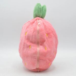 Rabbit New Creative Strawberry Rabbit Plush Soft Doll Hug Pillow | Best Quality Stuff Toy For Babies & Kids - Random Color - Image 4