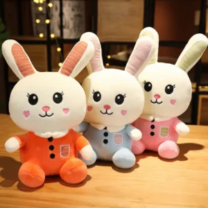 Cute & Adorable Bunny RABBIT LONG EAR | Fluffy & Soft Stuffed Animal Plush Toy For Kids - 25 CM (Random color) - Image 4