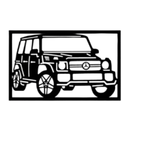 Mercedes-Benz G-Class G Wagon Car Wall decoration Wall Hanging  Black color - Image 1