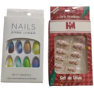 Artificial Press-On Nails Combo Set ? Vibrant Colors & Trendy Designs | Reusable & Easy to Apply Nail Art Kit for All Occasions | Artificial Nails - Image 4