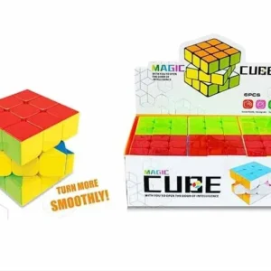 Colorful 3D Magic Cube Puzzle Toy for Kids ? Brain-Boosting Educational Plastic Learning Toy for Early STEM Development, Hand-Eye Coordination & Problem-Solving ? Durable and Safe for Ages 3+ - Pack of 01 - Image 3