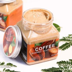 WOKALI Coffee Sherbet Body Scrub 350ml-WKL692 - Exfoliating & Hydrating Coffee Scrub - Image 3