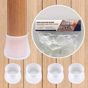 4 Pcs Silicon Chair Leg Covers (Random Color) - Image 1