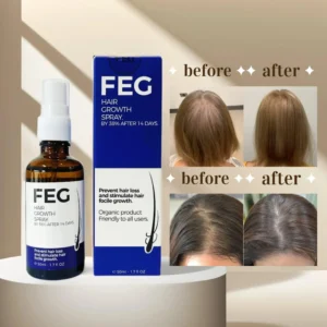 FEG PLUS Hair & Beard Regrowth Spray 50ml ? Anti Hair Loss Formula With Minoxidil, Redensyl & Natural Extracts - Image 3