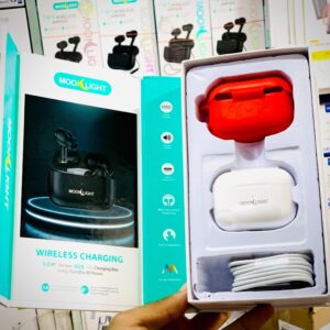 Moonlight New Model Bluetooth AirPods Pro 2 With Magnetic Design Wireless Charging Case Buzzer Volume Control Big Battery And Bluetooth Pouch - Image 4