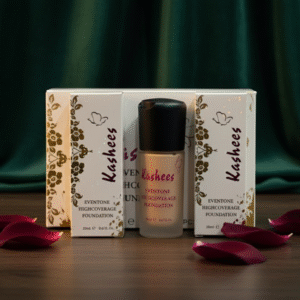 Kashees Eventone High Coverage Liquid Foundation 20ml | Smooth Matte Finish, Long-Lasting, Full Coverage Base Makeup (Ivory Shade) - Image 4