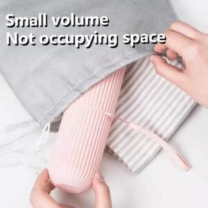 Portable Toothbrush Holder Toothpaste Storage Cup Household Travel Nordic Simple Bathroom Toothbrush Protect Wash?Tooth?Set?Box (random color) - Image 3