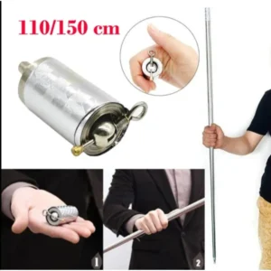 Magic Extendable Metal Stick for Self Defence and Fun Magic Pocket Stick (Silver) - Image 3