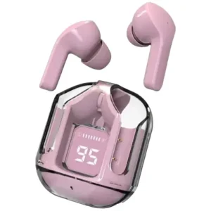 Air31 Earbuds Wireless Crystal Transparent Body | Air 31 Bluetooth Ear Bud (Random Color) - Image 4