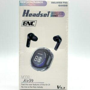 Air39 Wireless Earbuds | Bluetooth 5.3 | Clear Sound | Heavy Bass | Noise Reduction |? LED Display - Random Color - Image 2