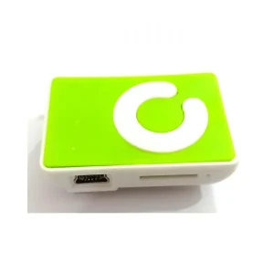 Shuffle Mini MP3 Player ? Portable Music Player with SD Card Support, Handsfree Earphones & USB Charging Cable