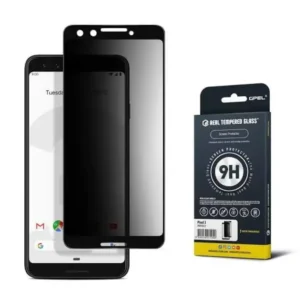 Google Pixel 3 Privacy Screen Protector, Tempered Glass Full Cover Anti-Spy 3D Edge Curved Glass - Image 4
