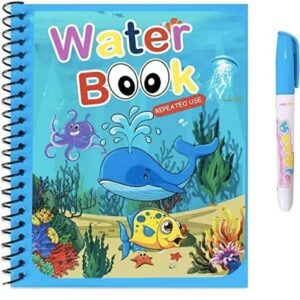 Magic Water Coloring Book for Kids ? Reusable Drawing & Painting Fun (Random Colors & Designs) - Image 2