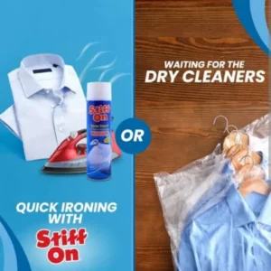Fabric Starch Spray  Stiff On for crisp and fresh clothes - 567gram - Image 2