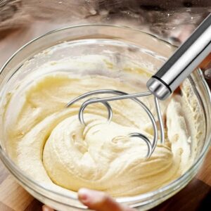 Manual Non Stick Steel Flour Cream Mixer Beater | Dough Whisk Mixer, Kitchen Baking Blender Tool? - Image 5