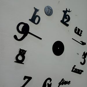 Decorative 3D Clock / DIY Clock Creative 3D Wooden wall clock for Home Decor - Image 4