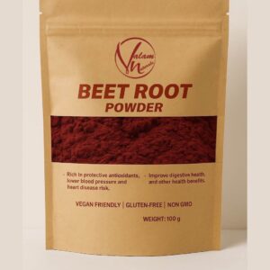 Natural Beetroot Powder 100g | For Glowing Skin, Pink Lips, Healthy Hair & Daily Nutrition | Pure And Organic Drink Mix Superfood - Image 1