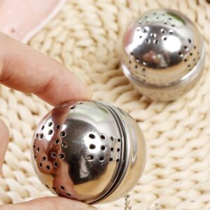 Tea Infuser , Stainless Steel Tea Ball Strainer Filter Infuser for Loose Leaf Tea and Mulling Spices - Image 2