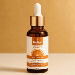 Relax Vitamin C Daily Face Serum ? Brightening, Anti-Aging & Hydrating Formula for Healthy Radiant Skin (30ml) - Image 2