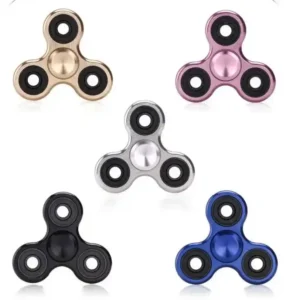 Fidget Spinner Stress Reducer Toy Metal Barring Multi Color. - Image 1