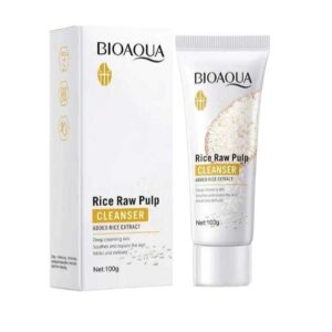 Bioaqua Rice Raw Pulp Cleanser / Face Wash (100g) - Image 4